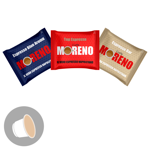 MIX 100 KAPSUL ZA KAVO MORENO KOMPATIBILNO NESPRESSO