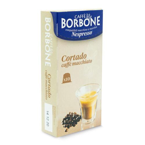 10 CAPSULES COFFE BORBONE BLEND CORTADO COMPATIBLE NESPRESSO®