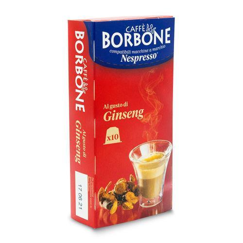 10 CAPSULES COFFE BORBONE BLEND GINSENG COMPATIBLE NESPRESSO®