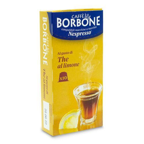 10 CAPSULES BORBONE COFFEE BLEND TEA WITH LEMON COMPATIBLE NESPRESSO®