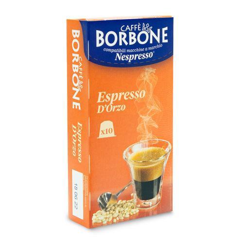 10 CAPSULES COFFE BORBONE BLEND BARLEY COMPATIBLE NESPRESSO®