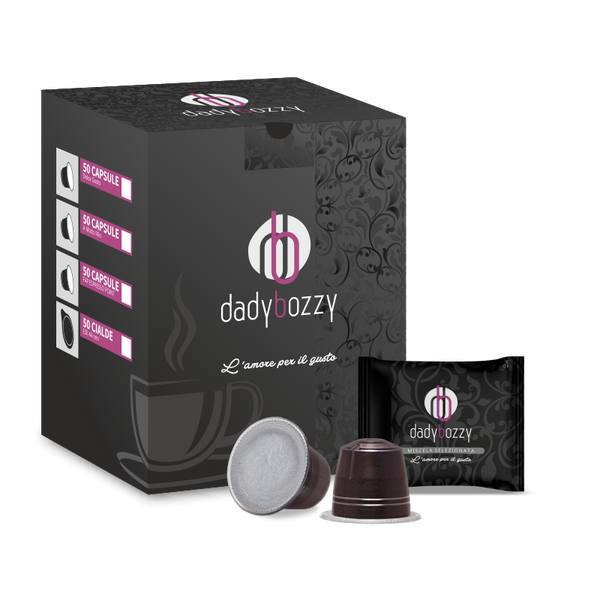 100 CAPSULE CAFFE DADY BOZZY MISCELA SELEZIONE COMPATIBILI NESPRESSO®