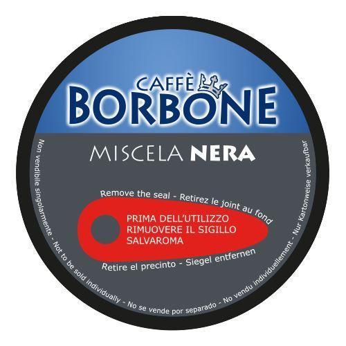 90 KAPSUL KAVA BORBONE DOLCE RE BLEND BLACK ZDRUŽLJIV DOLCE GUSTO®