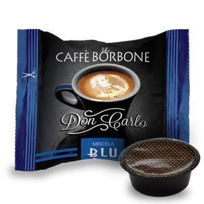 100 CAPSULES COFFEE BORBONE DON CARLO BLUE BLEND COMPATIBLE A MODO MIO® *