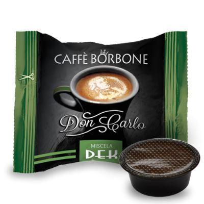 50 CAPSULES COFFEE BORBONE DON CARLO BLEND DEK COMPATIBLE A MODO MIO®