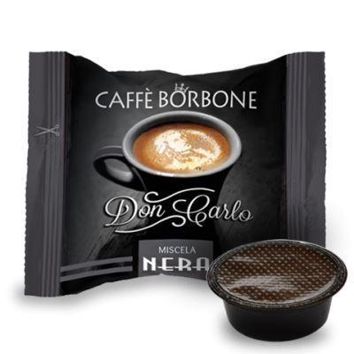 50 KAPSUL KAVA BORBONE DON CARLO BLEND BLACK ZDRUŽLJIVO A MODO MIO®