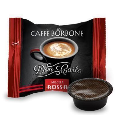 50 CAPSULES COFFEE BORBONE DON CARLO RED BLEND COMPATIBLE A MODO MIO®