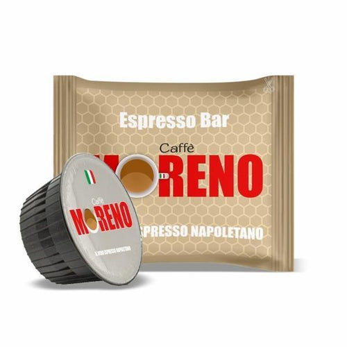 50 CAPSULES CAFFE MORENO ESPRESSO BLEND COMPATIBLE BAR DOLCE GUSTO