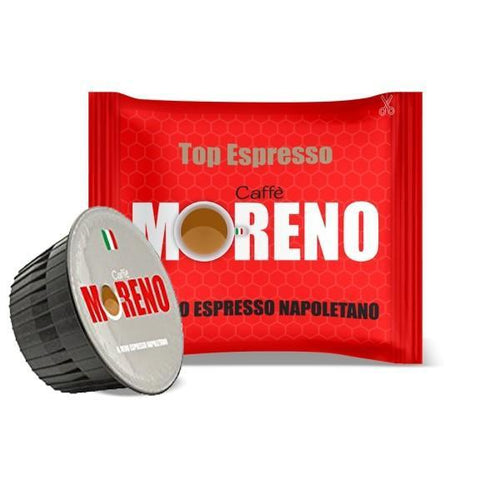 50 CAPSULES CAFFE MORENO BLEND TOP ESPRESSO COMPATIBLE DOLCE GUSTO